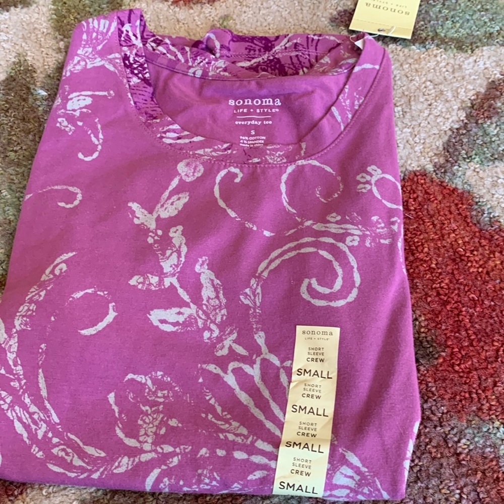 NWT Sonoma T shirt short sleeve size small